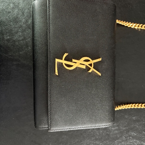 YSL Kate leather shoulder bag black - Picture 4 of 5